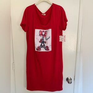 Free Kisses Red Chemise